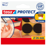 Artikelbild 1 für tesa Protect® Filzgleiter Kunststoff Ø 2,6 cm, 9 St., Artikelnummer 376503