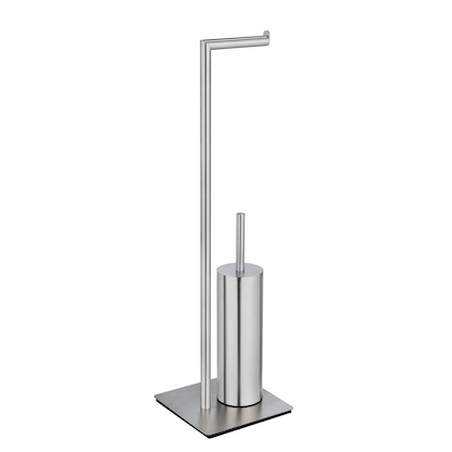 Artikelbild 3 für WENKO WC-Garnitur Recco silber Metall, Artikelnummer 814701