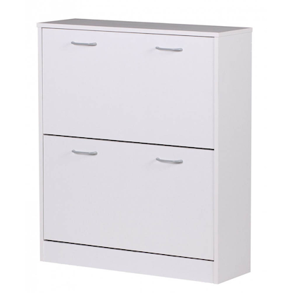 Artikelbild 5 für WOHNLING Schuhschrank, WL1.347 weiß 2 Fachböden 75,0 x 24,0 x 87,0 cm, Artikelnummer 904674