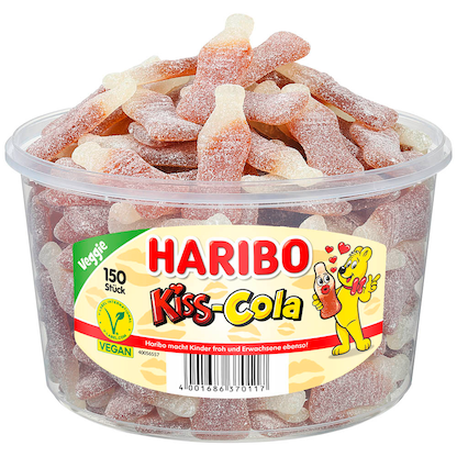 Artikelbild 24 für HARIBO Kiss-Cola Fruchtgummi 150 St., Artikelnummer 796997