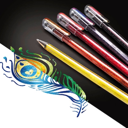 Artikelbild 5 für Pentel Hybrid Dual Metallic Gelschreiber 0,5 mm, Schreibfarbe: gold, 1 St., Artikelnummer 492203