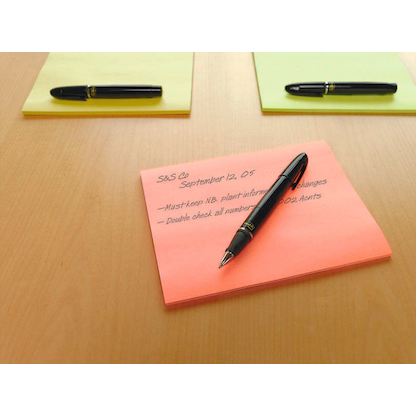 Artikelbild 3 für Post-it® Super Sticky Meeting Notes Haftnotizen extrastark 6845-SSP farbsortiert, 4 Blöcke, Artikelnummer 128140