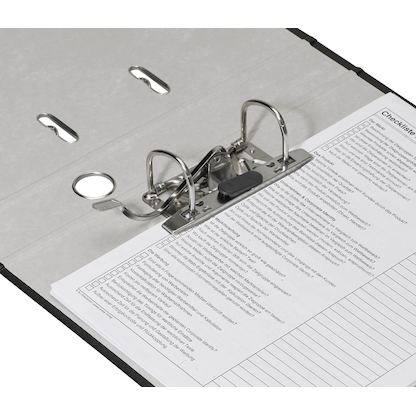 Artikelbild 2 für AKTION: bene No.1 POWER Ordner schwarz Kunststoff 4,5 cm DIN A4, Artikelnummer 990127