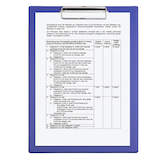 Artikelbild 1 für MAUL Klemmbrett 2335237 DIN A4 blau Karton, 1 St., Artikelnummer 781237