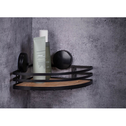 Artikelbild 3 für WENKO Alba Duschkorb Stahl, Bambus, Artikelnummer 803761