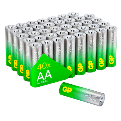 Artikelbild 2 für AKTION: 40 GP Batterien SUPER Mignon AA 1,5 V + GRATIS HARIBO Goldbären 175,0 g, Artikelnummer 819159