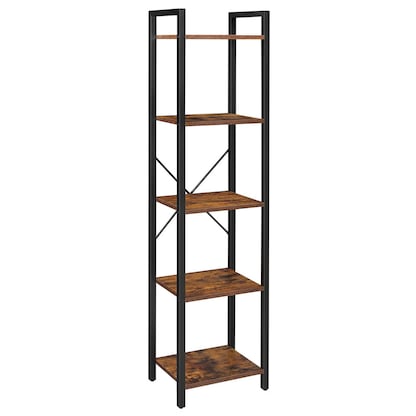 Artikelbild 3 für VASAGLE Bücherregal braun, schwarz 40,0 x 30,0 x 146,0 cm, Artikelnummer 289767