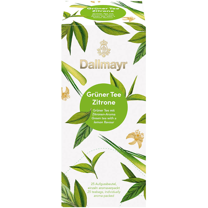 Artikelbild für Dallmayr Grüner Tee Zitrone Tee 25 Portionen, Artikelnummer 140036