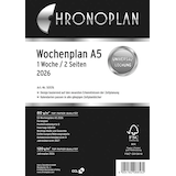 Artikelbild 1 für CHRONOPLAN Kalendereinlage 2026 Wochenplan A5, Artikelnummer 591176
