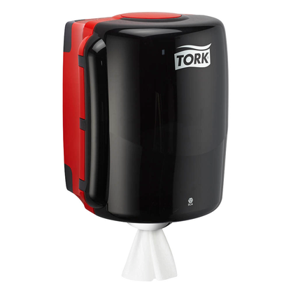 Artikelbild 5 für TORK Putztuchspender Performance W2 653008 schwarz, rot Kunststoff, Artikelnummer 210096