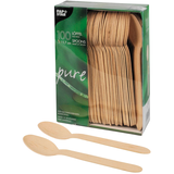 Artikelbild 1 für PAPSTAR Einweg-Löffel pure, Holz, 100 St., Artikelnummer 130747