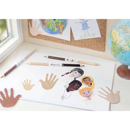 Artikelbild 4 für FABER-CASTELL Children of the World Buntstifte farbsortiert, 1 St., Artikelnummer 749121