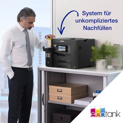 Artikelbild 9 für AKTION: EPSON EcoTank ET-5855 4 in 1 Tintenstrahl-Multifunktionsdrucker schwarz + GRATIS Ariete Airy Fryer 4 L Heißluftfritteuse mit 150 Euro CashBack, Artikelnummer 708137