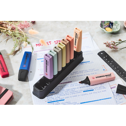 Artikelbild 3 für STABILO BOSS Original Deskset Wildflower Edition Textmarker farbsortiert, 10 St., Artikelnummer 692123