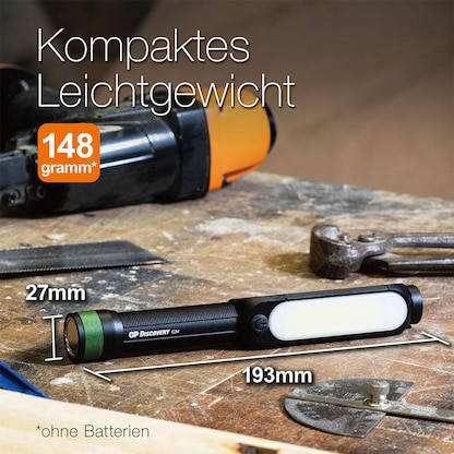 Artikelbild 5 für GP C34 LED Taschenlampe schwarz 19,3 cm, Artikelnummer 337152