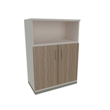 Artikelbild 1 für fm Regalschrank Sidney, 4260649686867 weiß, eiche natur 80,0 x 44,2 x 113,3 cm, Artikelnummer 414593