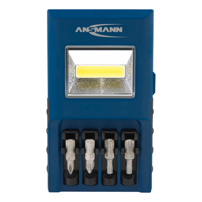 Artikelbild 3 für ANSMANN WL180B Bithalter LED Werkstattlampe blau 12,5 cm, Artikelnummer 532919