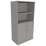 Artikelbild 1 für fm Regalschrank Oldenburg, 4260429767694 lichtgrau 80,0 x 44,2 x 151,7 cm, Artikelnummer 510311