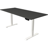 Artikelbild 1 für Kerkmann Move 1 elektrisch höhenverstellbarer Schreibtisch anthrazit rechteckig, T-Fuß-Gestell weiß 180,0 x 80,0 cm, Artikelnummer 852513