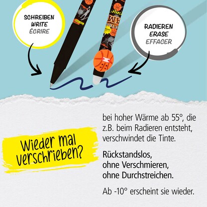 Artikelbild 4 für ONLINE® magiXX Fun Sports Gelschreiber Football 0,7 mm, Schreibfarbe: blau, 1 St., Artikelnummer 237978