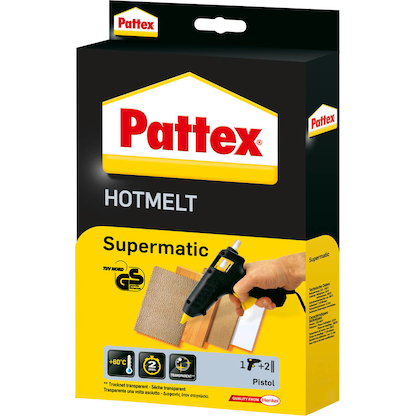 Artikelbild 10 für Pattex Supermatic Hot Melt Heißklebepistole schwarz, Artikelnummer 183891