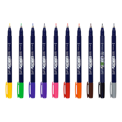 Artikelbild 5 für Tombow Fudenosuke Brush-Pens farbsortiert, 1 Set, Artikelnummer 301157