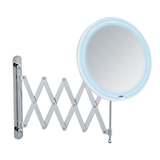 Artikelbild 1 für WENKO Wand-Kosmetikspiegel beleuchtet Barona silber, Artikelnummer 530762