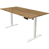 Artikelbild 1 für Kerkmann Move 1 elektrisch höhenverstellbarer Schreibtisch eiche rechteckig, T-Fuß-Gestell weiß 160,0 x 80,0 cm, Artikelnummer 971543
