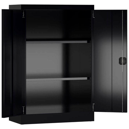 Artikelbild für ClassiX Metallschrank X-530299 tiefschwarz 80,0 x 38,0 x 120,0 cm, aufgebaut, Artikelnummer 183899