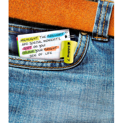 Artikelbild 6 für 4 + 1 GRATIS: edding 7 Mini Textmarker farbsortiert, 4 St. + GRATIS 1 St., Artikelnummer 347528