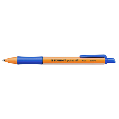 Artikelbild 2 für STABILO Kugelschreiber pointball orange, Schreibfarbe: blau, 1 St., Artikelnummer 107540