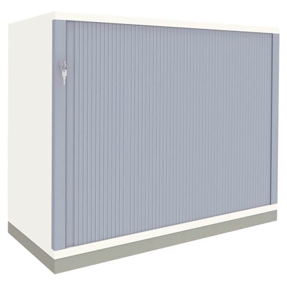 Artikelbild für fm Sidney Rollladenschrank weiß 1 Fachboden 100,0 x 44,2 x 78,1 cm, Artikelnummer 160637