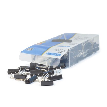 Artikelbild 2 für 80 RAPESCO® Foldbackklammern schwarz 1,9 cm, Artikelnummer 700662