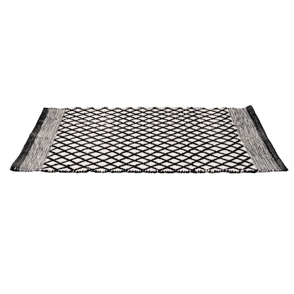 Artikelbild 3 für WENKO Badematte Tara schwarz, weiß 50,0 x 80,0 cm, Artikelnummer 809891