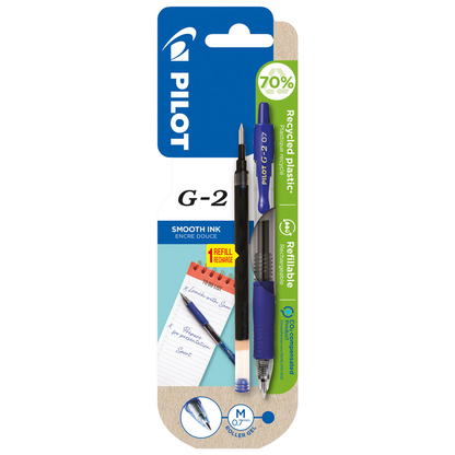Artikelbild 7 für PILOT G2 Gelschreiber blau/transparent 0,4 mm, Schreibfarbe: blau, 1 Set, Artikelnummer 117089