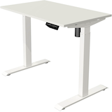 Artikelbild 1 für Kerkmann Move 1 elektrisch höhenverstellbarer Schreibtisch weiß rechteckig, T-Fuß-Gestell weiß 100,0 x 60,0 cm, Artikelnummer 469534