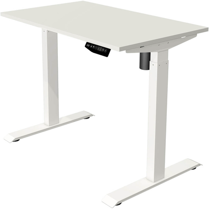 Artikelbild für Kerkmann Move 1 elektrisch höhenverstellbarer Schreibtisch weiß rechteckig, T-Fuß-Gestell weiß 100,0 x 60,0 cm, Artikelnummer 469534