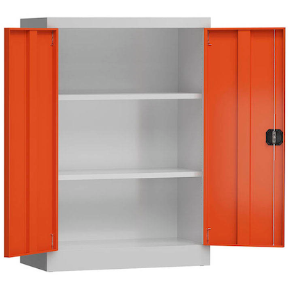 Artikelbild für ClassiX Metallschrank X-530324 feuerrot, lichtgrau 92,0 x 42,0 x 120,0 cm, aufgebaut, Artikelnummer 183937