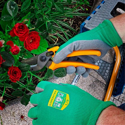 Artikelbild 2 für GRÜNTEK® unisex Gartenhandschuhe grün Größe 8, 5 Paar, Artikelnummer 316788
