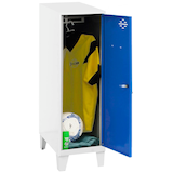 Artikelbild 1 für Simonrack Spind SIMONLOCKER DISM SINGLE weiß, blau 8425437120381, 1 Schließfach 30,0 x 50,0 x 101,5 cm, Artikelnummer 355749