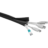 Artikelbild 1 für goobay Kabelmantel CM WireSleeve schwarz, Artikelnummer 104442