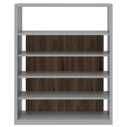 Artikelbild 8 für röhr Aktenregal quantum grau, eiche 120,0 x 40,0 x 152,0 cm, Artikelnummer 722294