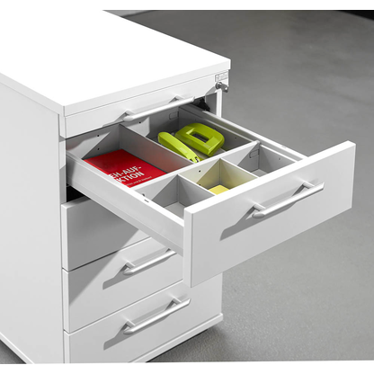 Artikelbild 3 für HAMMERBACHER Trennsteg grau 1 Set, Artikelnummer 395405