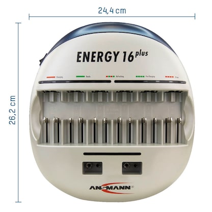 Artikelbild 7 für ANSMANN Energy 16 plus Akku-Ladegerät, Artikelnummer 267260