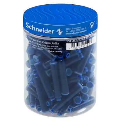 Artikelbild 3 für Schneider Tintenpatronen für Füller blau 100 St., Artikelnummer 276331