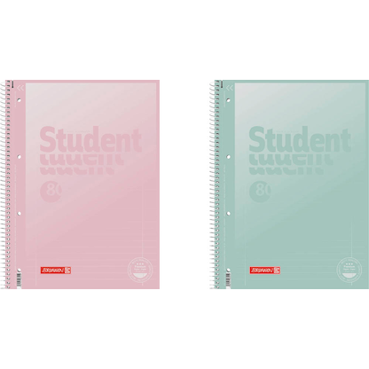 Artikelbild 2 für AKTION: BRUNNEN Collegeblöcke Student Pastell Lineatur 27 liniert DIN A4 Innen- und Außenrand, 5 Blöcke + GRATIS HARIBO Goldbären 100 g, Artikelnummer 714002