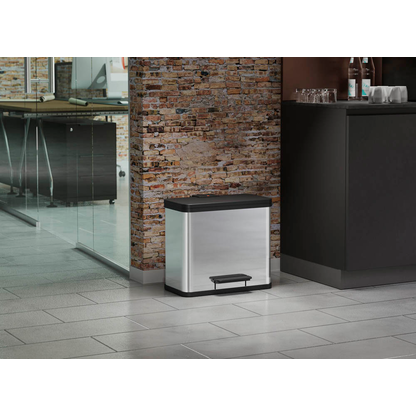 Artikelbild 7 für Hailo Öko trio Plus L Mülltrenner 27,0 l edelstahl, Artikelnummer 751663