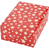 Artikelbild 1 für JUNG SCHÖNER VERPACKEN Geschenkpapier Diadem Sterne rot, 20,0 m, Artikelnummer 317517
