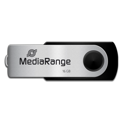 Artikelbild 4 für AKTION: MediaRange USB-Stick MR910 schwarz, silber 16 GB, Artikelnummer 456386