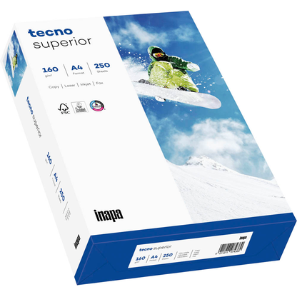 Artikelbild 16 für tecno Kopierpapier superior DIN A4 160 g/qm 250 Blatt, Artikelnummer 779944